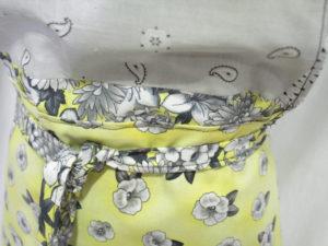 buttercup full length apron front waist detail
